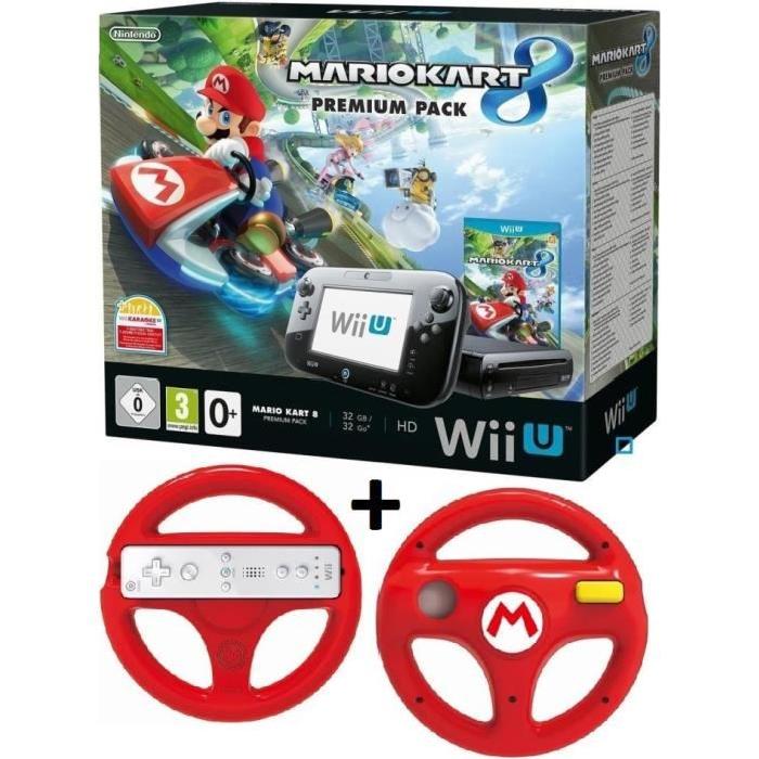 Pack Wii U + Mario Kart 8 + 1 Volant Mario Achat / Vente console wii