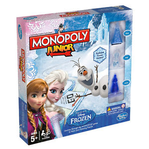 Monopoly Junior Disney Frozen Edition Frozen Monopoly! With Frozen