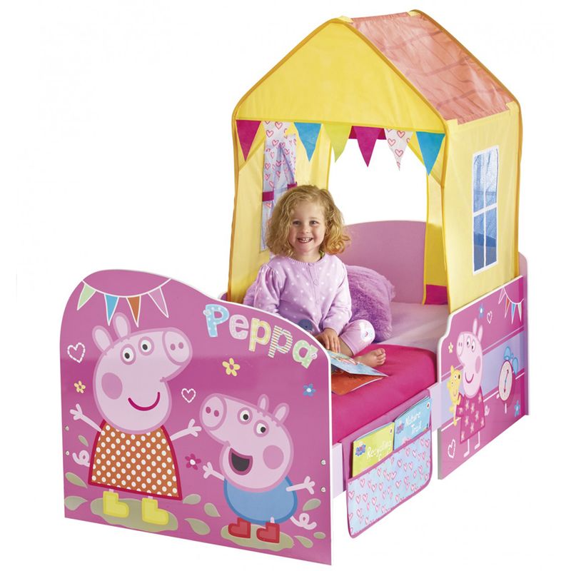 Lit enfant avec tente de lit peppa pig Worlds Apart