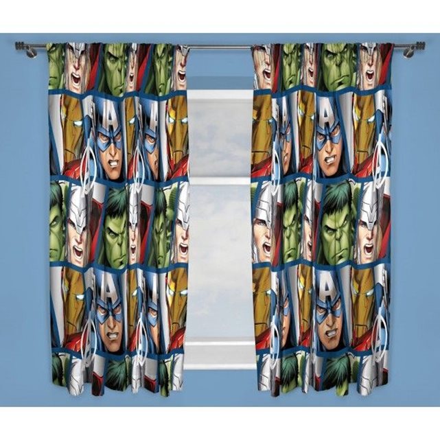 rideaux avengers marvel 180 cm multicolore Avengers