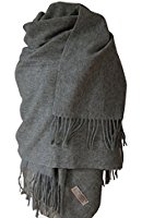 Echarpe étole chale en laine et cachemire grande épaisse et chaude