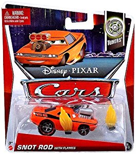 Disney Cars Diecast Snot Rod with Flames [Jouet]: Jeux et