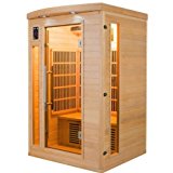 Sauna cabine infrarouge d angle apollon 2 3 places APOLLON2C