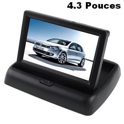 Ecran 4.3p LCD Vidéo Auto Caméra Recul TV DVD MP4 Achat / Vente