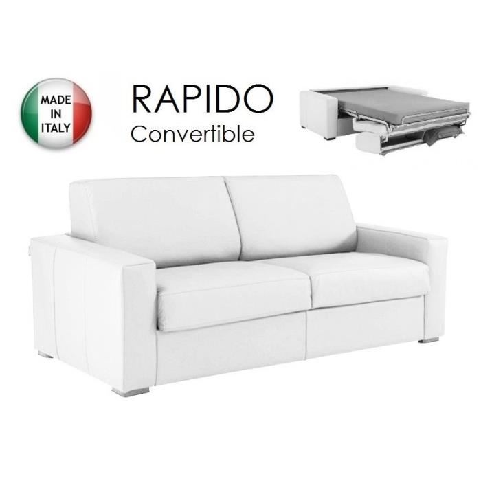 Canapé convertible RAPIDO 120cm DREAMER CUIR VA? Achat / Vente