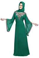 robe islamique Caftan brodé jilbab jalabiya rayonne maxi dress longue