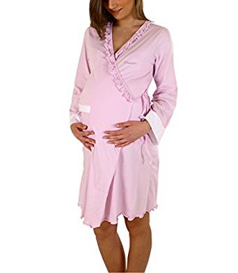 Premamy Vetement Maternité Robe de nuit grossesse et allaitement
