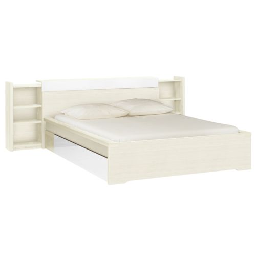 Alinéa Brooklyn Tête de lit avec rangement pour lit en 160cm Blanc