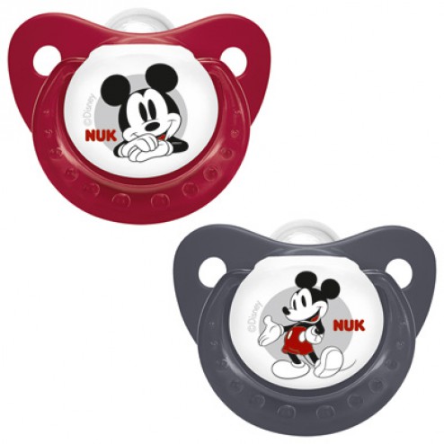 NUK 2 SUCETTES SILICONE MICKEY Easyparapharmacie