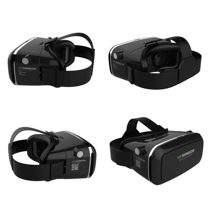 casque de realite virtuelle vr shinecon noir xiaom