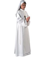 Robe de Communion blanche pour Fille avec Broderies