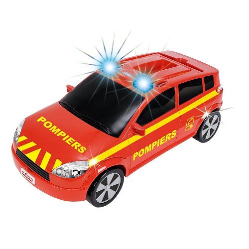 Majorette Voiture sons et lumières Carry Car : Pompier pas cher