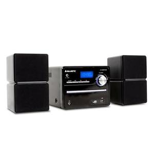 CHAINE AUDIO HIFI COMPACTE LECTEUR MP3 USB 2X AUX POUR CD DVD RADIO AM