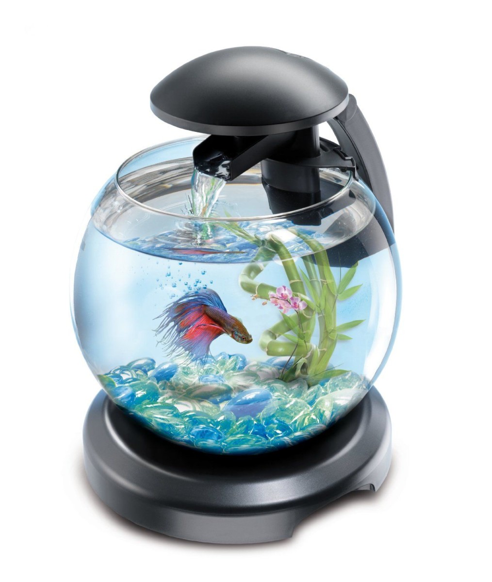 Tetra Cascade Globe Aquarium design équipé de 6,8 L pour