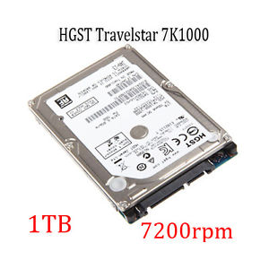 1TB 2 5 HGST Travelstar 7K1000 SATA Internal Hard Drive 7200RPM PS3