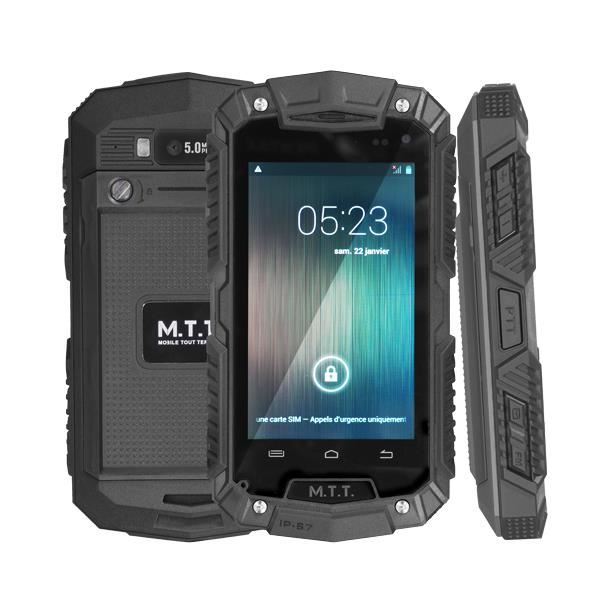 MTT Smart Robust Noir durci étanche IP 67 Achat téléphone