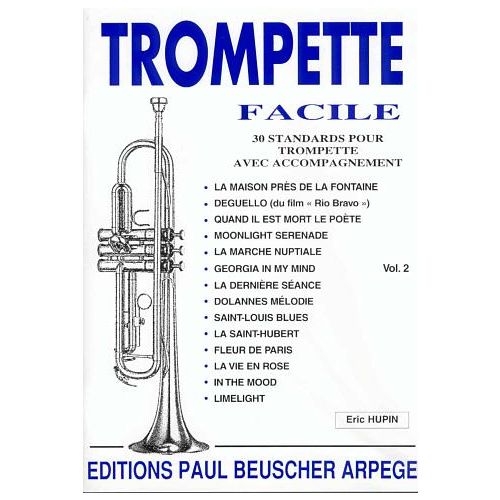 Trompette Facile V2 15 Standards Transcrits Pour Trompette