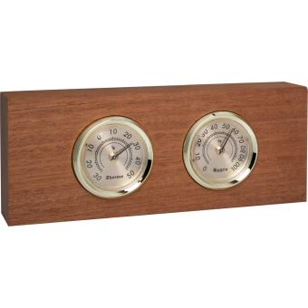 CLIMADIFF Thermomètre / Hygromètre avec support en bois ACI