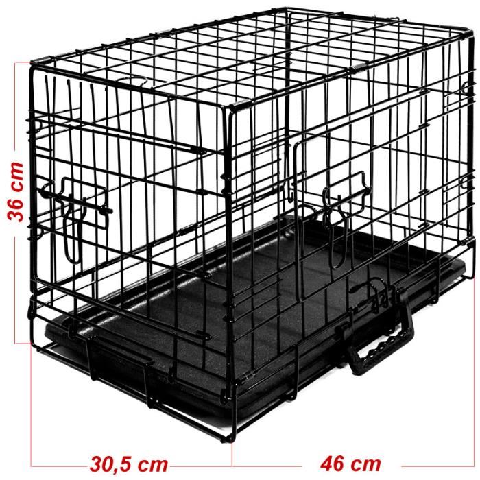 Cage boite transport pour chien Fermable pliable Achat / Vente