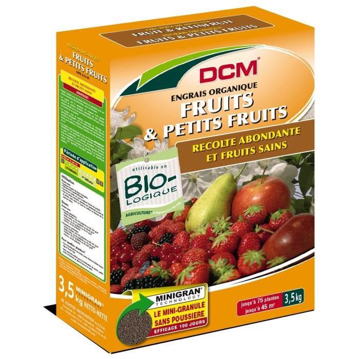 DCM Engrais fraisier pt fruits 3,5 kg Achat / Vente engrais DCM