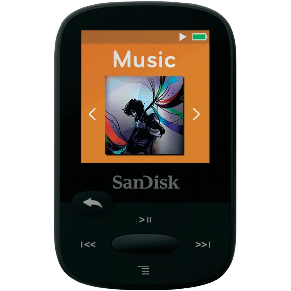 Lecteur MP3 Sandisk Sansa Clip Sport 8 GO 8 GO Noir Clip DE Fixation