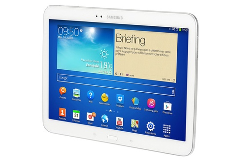 pour le produit Tablette tactile Samsung GALAXY TAB 3 BLANC 10.1