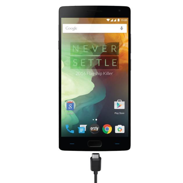 données câble de recharge pour 2 OnePlus One Nexus 6P / 5X Noir