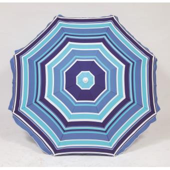 Parasol polyester bayadere 200×8 inclinable 140gr Achat & prix