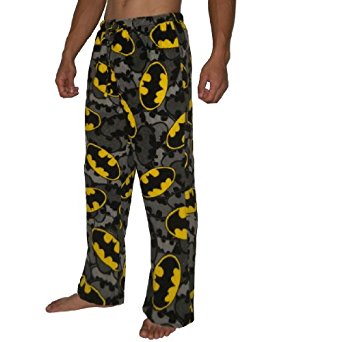 Batman Homme Polar Feutre thermique de nuit / pyjama pantalon Large