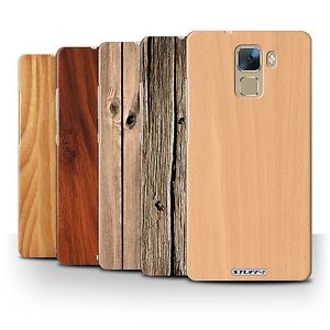 cas couverture arriere pour Huawei Honor 7 grains de bois effet motif