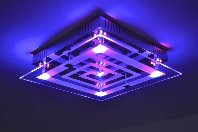 LED Design Moderne Changeur de couleur Lustre Lampe suspension 58815