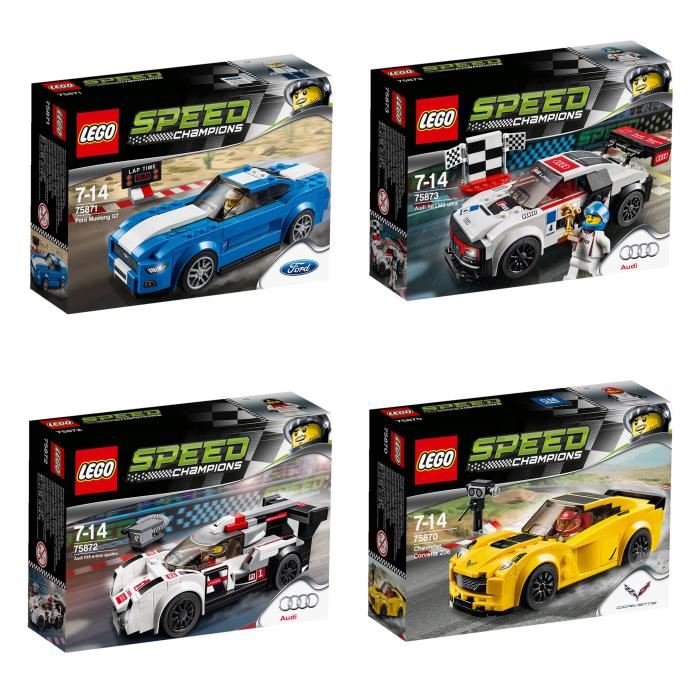 LEGO® Speed Champions : Audi + Ford + Chevrolet Achat / Vente
