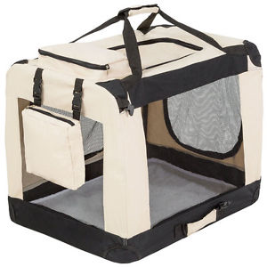Cage sac box panier caisse de transport pour chien chat mobile pliable