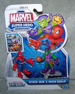 PLAYSKOOL HEROES MARVEL SUPER HEROES ADVENTURES SPIDER MAN amp GREEN