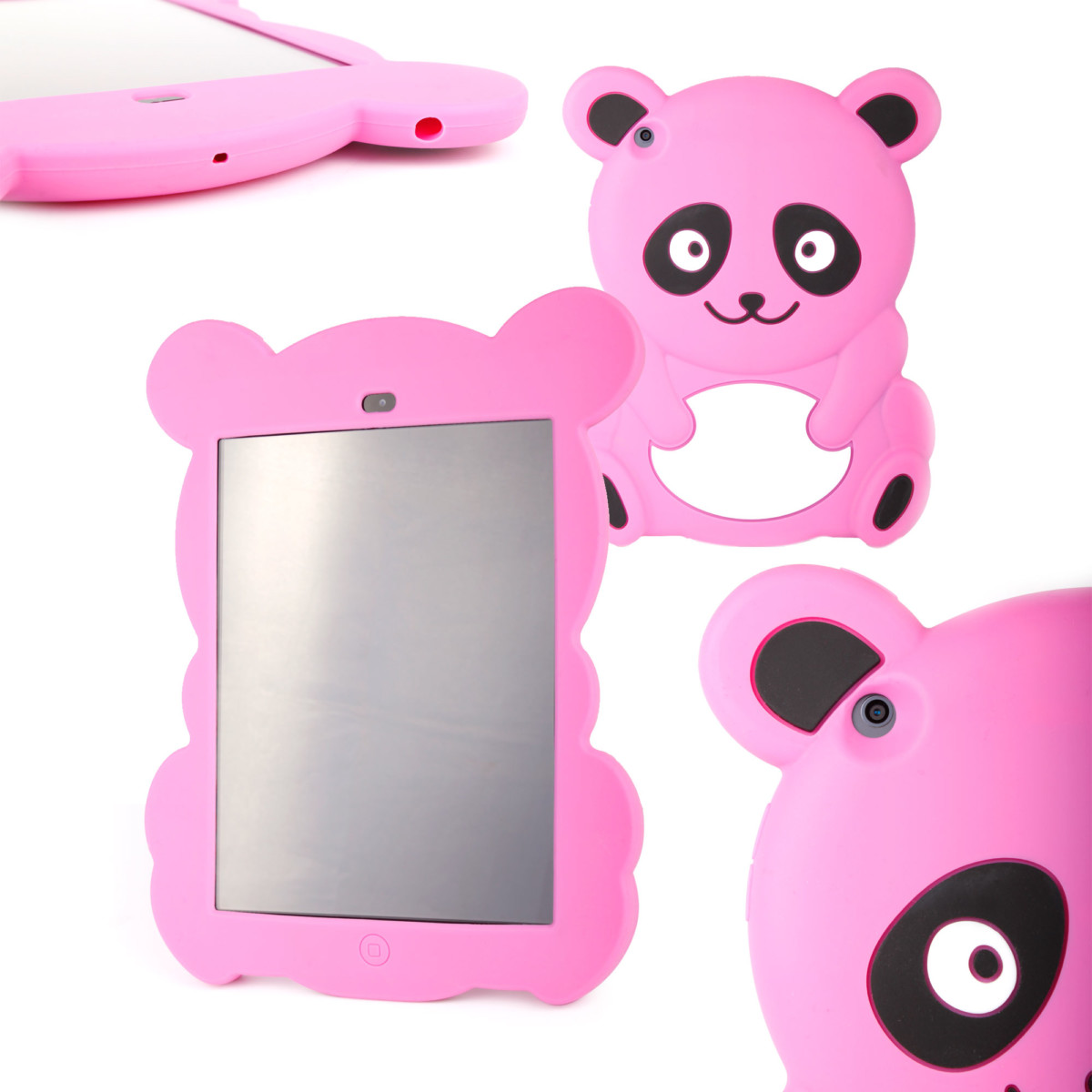 Etui coque arrière Panda rose pour la tablette Apple iPad MINI pour
