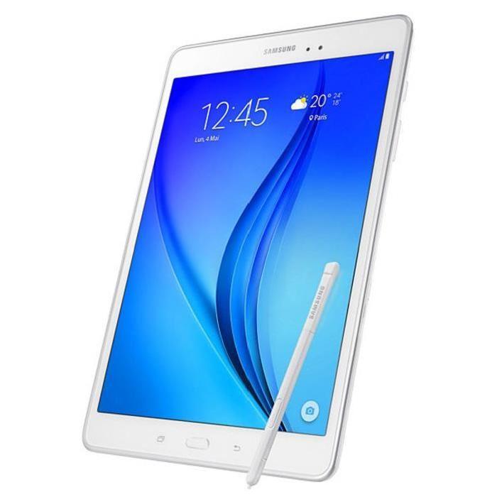 Samsung Galaxy Tab A 9.7″ 16 Go WiFi Blanc + Stylet Prix pas cher