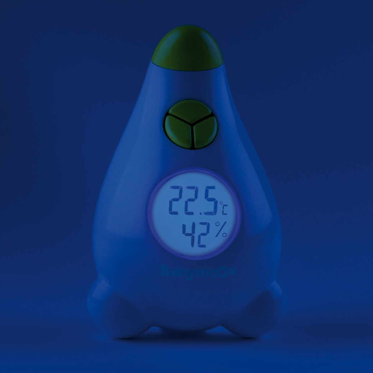 Thermomètre hygromètre Blanc / Vert de Babymoov, Thermomètres