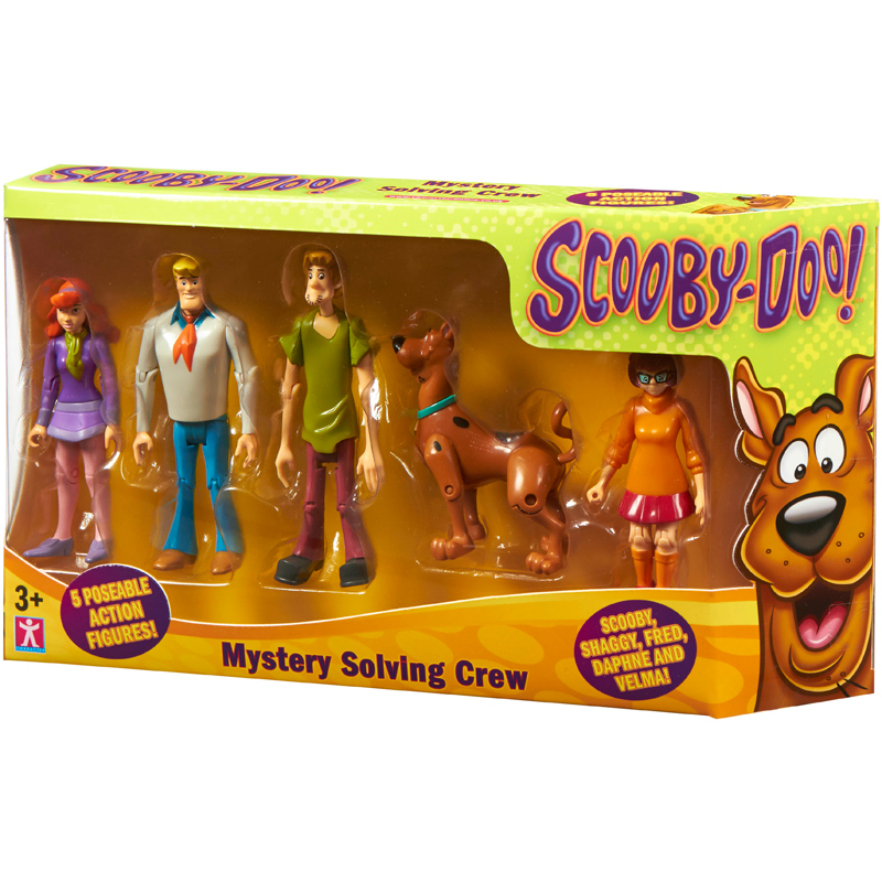 Scooby Doo Mystery Solving Crew Action Figures 5 Pack NEW