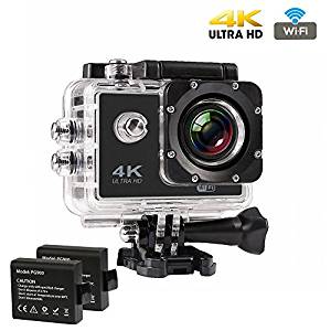 Caméra Sport 4K WiFi, CrazyFire 16MP Ultra HD Caméra d’Action