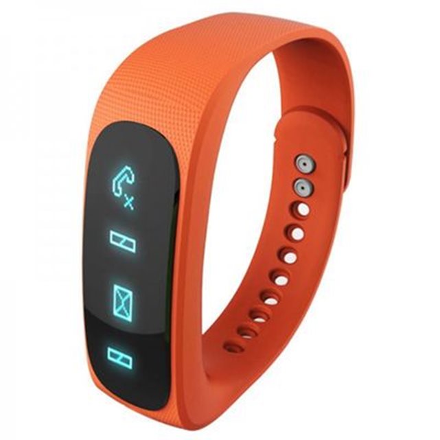 intelligent Bluetooth sport montre connectée podomètre Orange Yonis