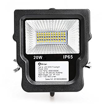 Anten® 20W Projecteur LED Floodlight Lampe Spot LED pour Éclairage
