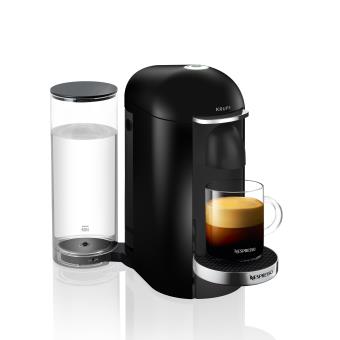 Machine à capsules Nespresso Vertuo Krups Noir café grande tasse