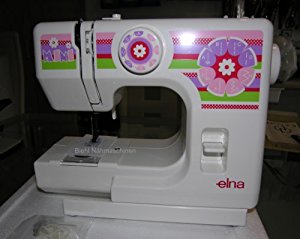 Elna Machine à coudre pour enfants avec point droit et zigzag