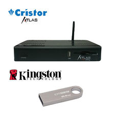 Cristor Atlas HD 200Se HD Double Tuner+ Clé USB Kingston 4Gb