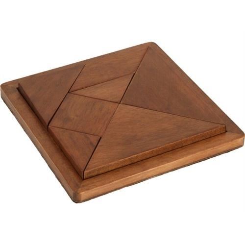 Jeu en bois TANGRAM, carre, 19×19 cm Madelcar Jeu en bois TANGRAM