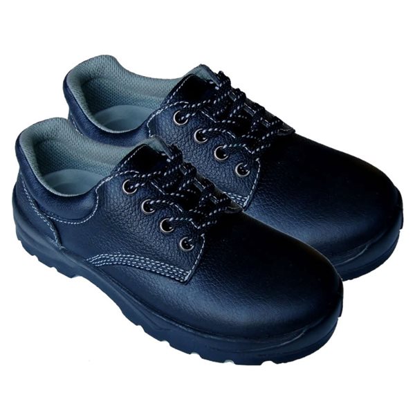 Chaussures De Securite Noir En Cuir Global Footwear Confort 2 Norme S3