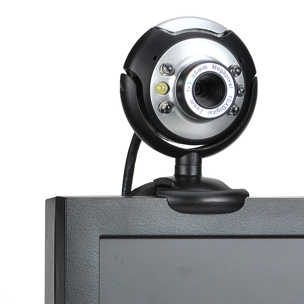 USB 80 0M 6 LED Webcam Camera 80MP WEB CAM With MIC FOR Desktop PC