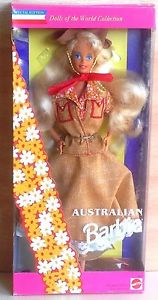 Mattel Poupée Barbie 1993 Australian Dolls of the World vintage