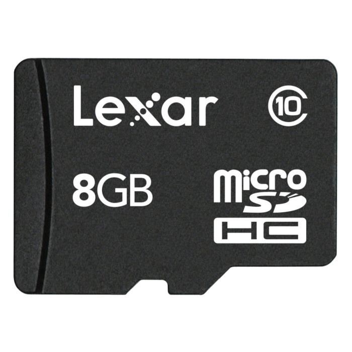 Lexar Carte Micro SD 8 Go Achat / Vente carte mémoire Soldes* d