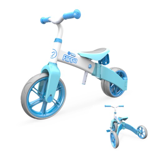 Tricycle et Draisienne Flippa 2 en 1 Yvolution pour enfant de 2 ans à
